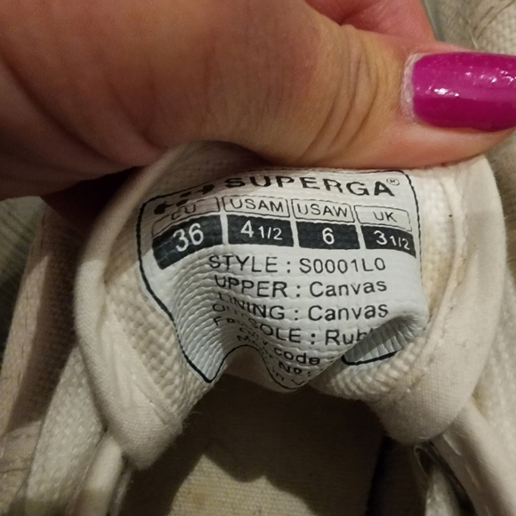 EUC SUPERGA platform sneakers size 6 - Picture 6 of 6